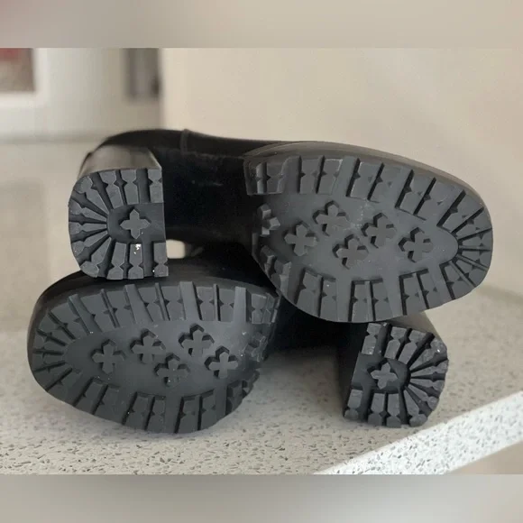 J Lo Margy ultra high heel platform ankle bootie boots chunky sexy 6.5 Chelsea - Picture 6 of 9